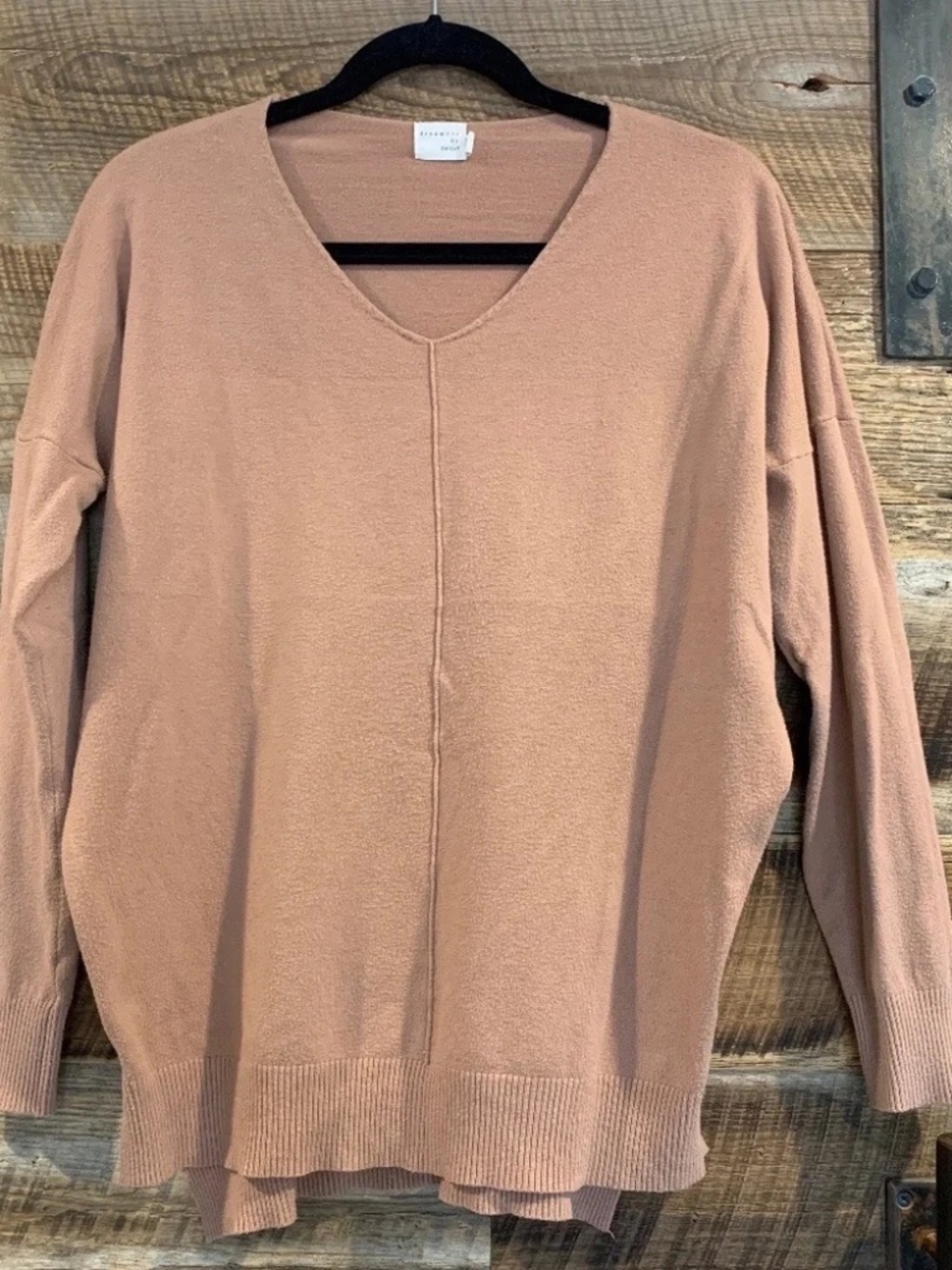 VGUC- Dreamers by Debut - Rust Exposed Seam Sweater - S/M